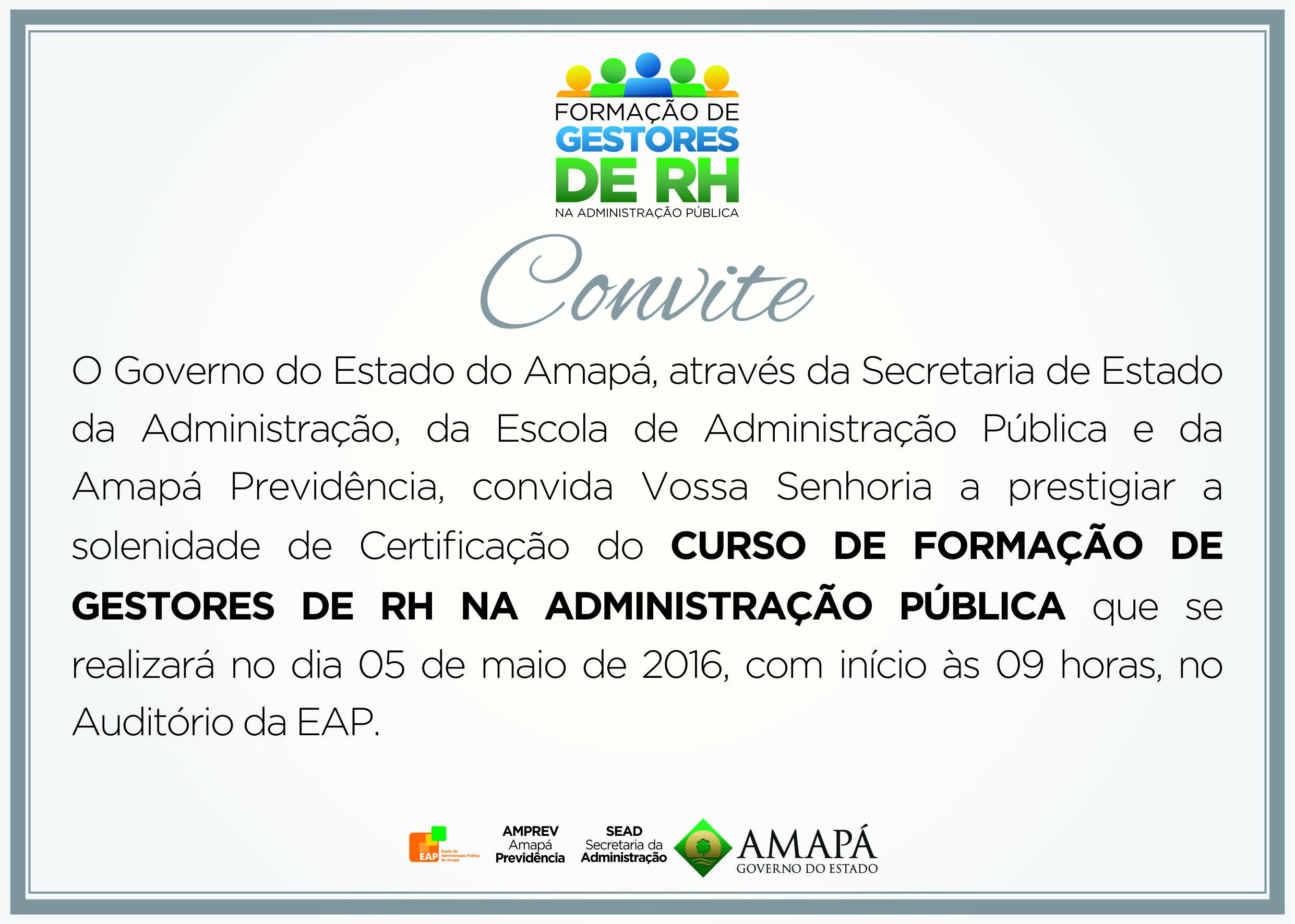 notícia: EAP CERTIFICARÁ 30 SERVIDORES EM GESTÃO DE RECURSOS HUMANOS