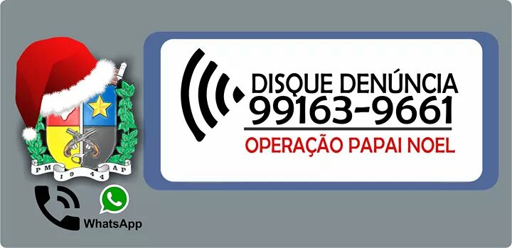 notícia: Operação Papai Noel coloca à disposição disque denúncia