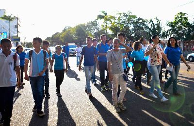 notícia: Caminhada chama atenção para prevenção e combate às drogas