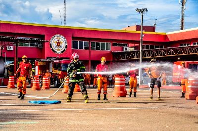 notícia: Força e resistência marcaram o Circuito Operacional realizado pelo Corpo de Bombeiros 