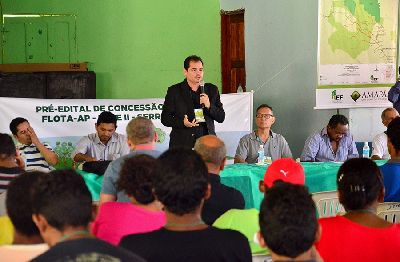 notícia: Pré-edital de Concessão Florestal da Flota é apresentado em Serra do Navio