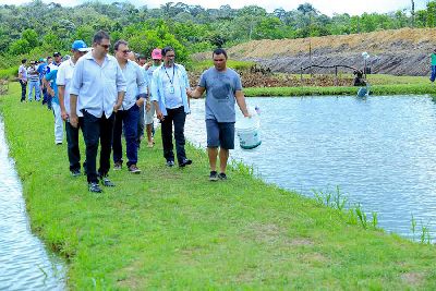 notícia: Propriedade em assentamento pode virar modelo para a piscicultura do Amapá