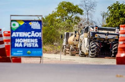 notícia: Com pavimentação completa, ramal do Goiabal ficará livre de atoleiros