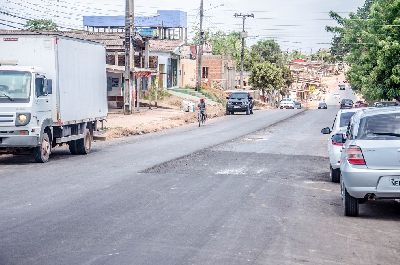 notícia: Pavimentação no Marabaixo leva fluidez ao trânsito