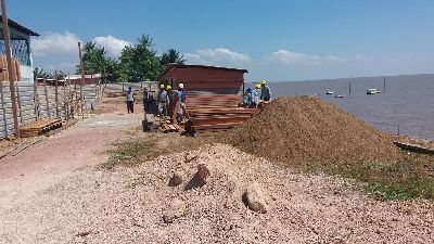 notícia: GEA retoma obra do muro de arrimo do Aturiá