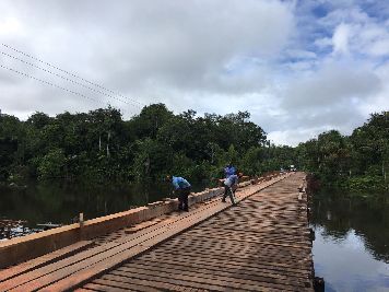 notícia: Com 70% dos reparos concluídos, Ponte do Rio Pedreira será entregue nos próximos dias