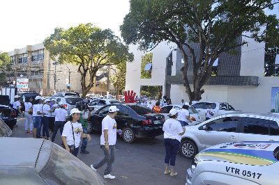 notícia: Blitz educativa sobre Lei Maria da Penha inicia programação alusiva aos 11 anos da norma