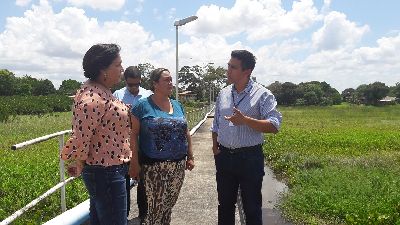 notícia: Caesa levanta demandas de fornecimento de água durante visita técnica em Pracuúba