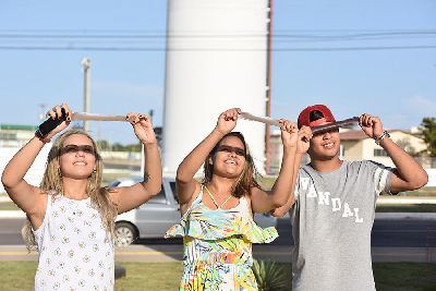 notícia: Macapaba foi um dos melhores lugares para acompanhar eclipse