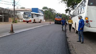 notícia: Operação tapa-buraco se concentra na Rodovia AP-440