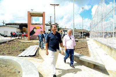 notícia: Governador inspeciona obras e anuncia inauguração da Praça Cabralzinho para junho