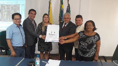 notícia: Caesa apresenta projeto de ampliação do sistema de abastecimento de água em Calçoene