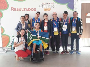 notícia: Atletas do Amapá conquistam 25 medalhas nas Paralimpíadas Escolares 2017