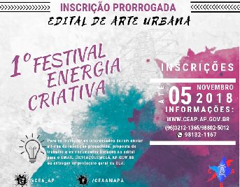 notícia: CEA prorroga inscrições do 1° Festival Energia Criativa 