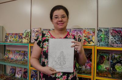 notícia: Autista revela talento como design no Dia do Quadrinho Nacional, em Macapá 