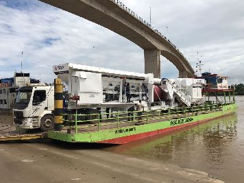 notícia: Governo envia usina asfáltica para pavimentar ruas e avenidas de Laranjal do Jari