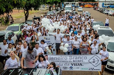 notícia: Caminhada encerra campanha sobre saúde mental