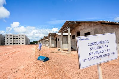 notícia: Obras do Conjunto Habitacional Miracema chegam a 50% dos serviços executados