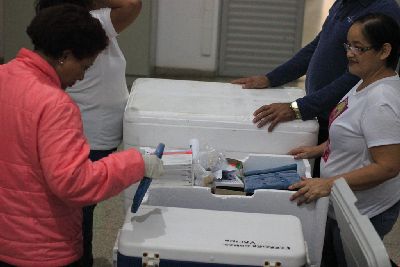notícia: Governo inicia distribuição de vacinas contra o vírus Influenza