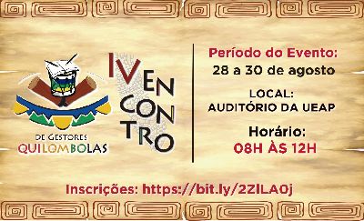 notícia: Encontro abordará diretrizes curriculares nacionais para a educação quilombola no Amapá