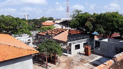 notícia: Escola Barão do Rio Branco tem 50% das obras concluídas