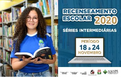 notícia: Recenseamento escolar de séries intermediárias começa dia 18 de novembro