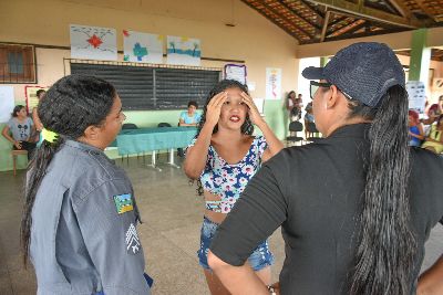 notícia: Amapá Jovem alerta sobre a violência contra a mulher e uso de drogas em Porto Grande