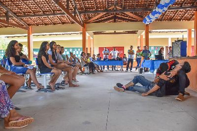 notícia: Sejuv orienta jovens sobre valorização da vida e combate ao suicídio nos 16 municípios