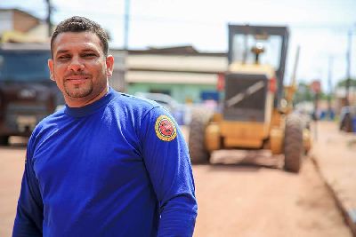 notícia: Mototaxista comemora obras em Santana: ‘Vai beneficiar quem trabalha nas ruas’ 