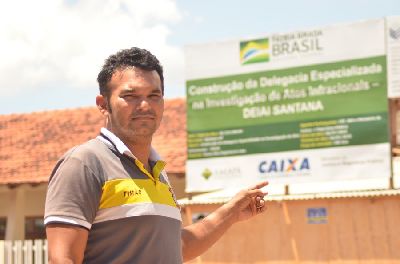 notícia: ‘Tendência é a violência diminuir’, diz santanense sobre obras da segurança