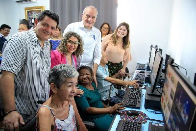 notícia: Idosos do Abrigo São José serão inseridos no mundo digital