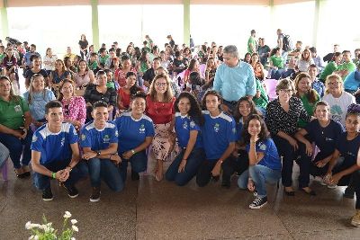 notícia: Estado implanta modelo de tempo integral na Escola Elias Trajano, de Porto Grande