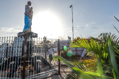 notícia: Parque do Forte ganha escultura em homenagem ao padroeiro São José