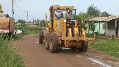 notícia: Serviços em ramais do Amapá visam evitar atoleiros no período de chuva