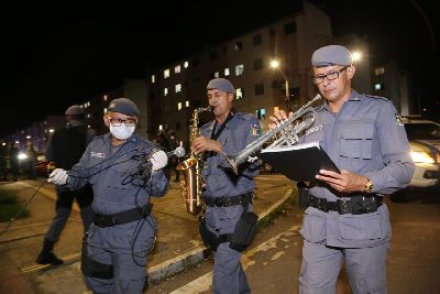 notícia: Patrulha Musical: PM do Amapá leva alegria a moradores em quarentena 