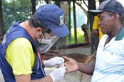 notícia: Covid-19: Governo do Amapá testa moradores de comunidade quilombola 