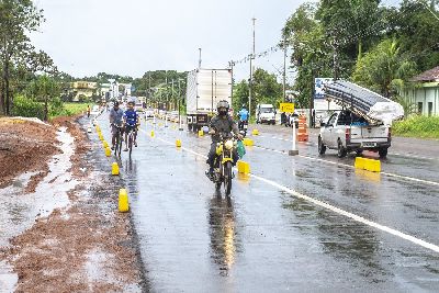 notícia: BPRE orienta motoristas sobre funcionamento de novas faixas na Duca Serra