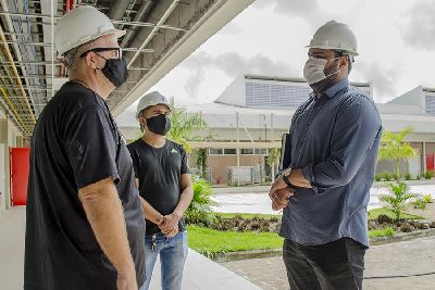 notícia: Coesp vistoria instalação de 82 leitos no Hospital Universitário para novo Centro Covid-19