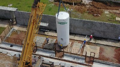 notícia: Governo instala geradores e sistemas de água e gases no para abrir novo centro covid no HU