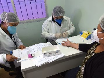 notícia: Governo do Amapá realiza testagem dos profissionais do Hospital de Santana