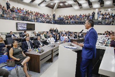 notícia: Em abertura do ano legislativo, Waldez destaca fortalecimento de políticas públicas 