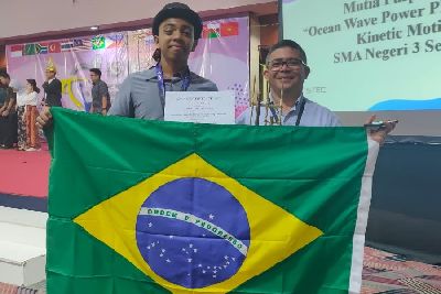 notícia: Estudante amapaense é premiado em feira na Indonésia por aplicativo terapêutico