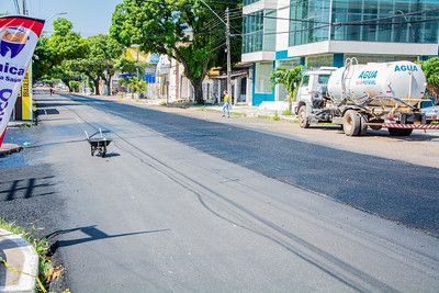 notícia: Governo do Amapá investe em mais asfalto para Macapá