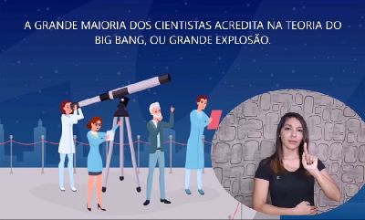 notícia: Alunos com deficiência auditiva recebem acompanhamento e videoaulas com interpretação em Libras