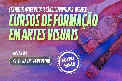 notícia: Centro Cândido Portinari oferta 210 vagas em cursos de artes visuais