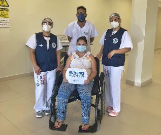 notícia: Centro Covid HU ajudou a recuperar 61 pacientes em um mês