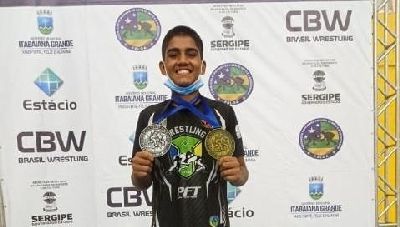 notícia:  Amapaense conquista medalha de ouro e prata no brasileiro de luta olímpica