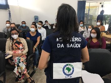 notícia: Técnicos em saúde passam por aperfeiçoamento para potencializar o rastreamento e monitoramento da covid-19