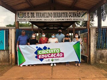 notícia: Circuito Educação: Pedra Branca e Serra do Navio integram estratégia para ampliação das Escolas do Novo Saber