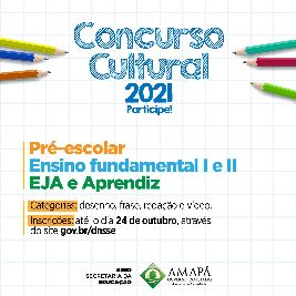 notícia: Com tema sobre bullying, Governo do Amapá apoia concurso cultural do Dia Nacional de Segurança e Saúde nas escolas